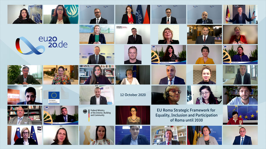 Teilnehmer der EU-Konferenz zur EU-Roma-Strategie 2030